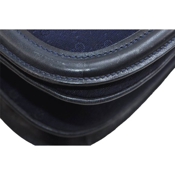 RARE Gucci blue micro Guccissima print 'Blondie' saddle bag - Picture 5 of 14